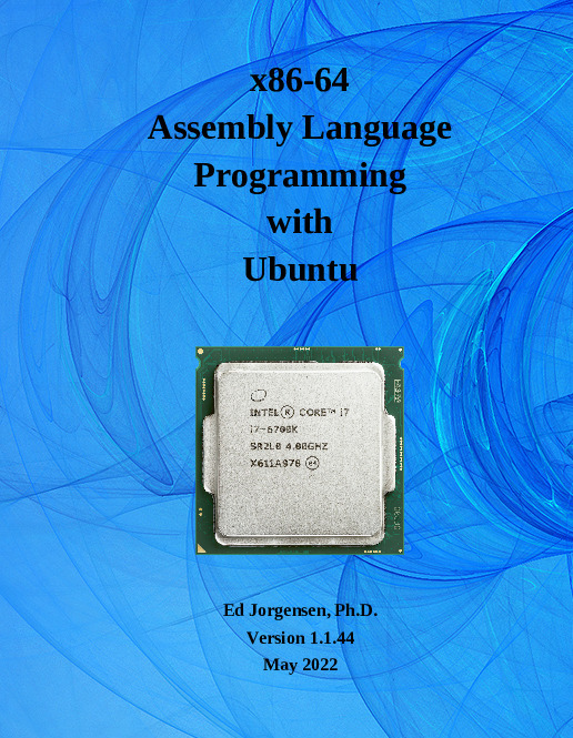 x86-64 Assembly Language Programming with Ubuntu Cover Page