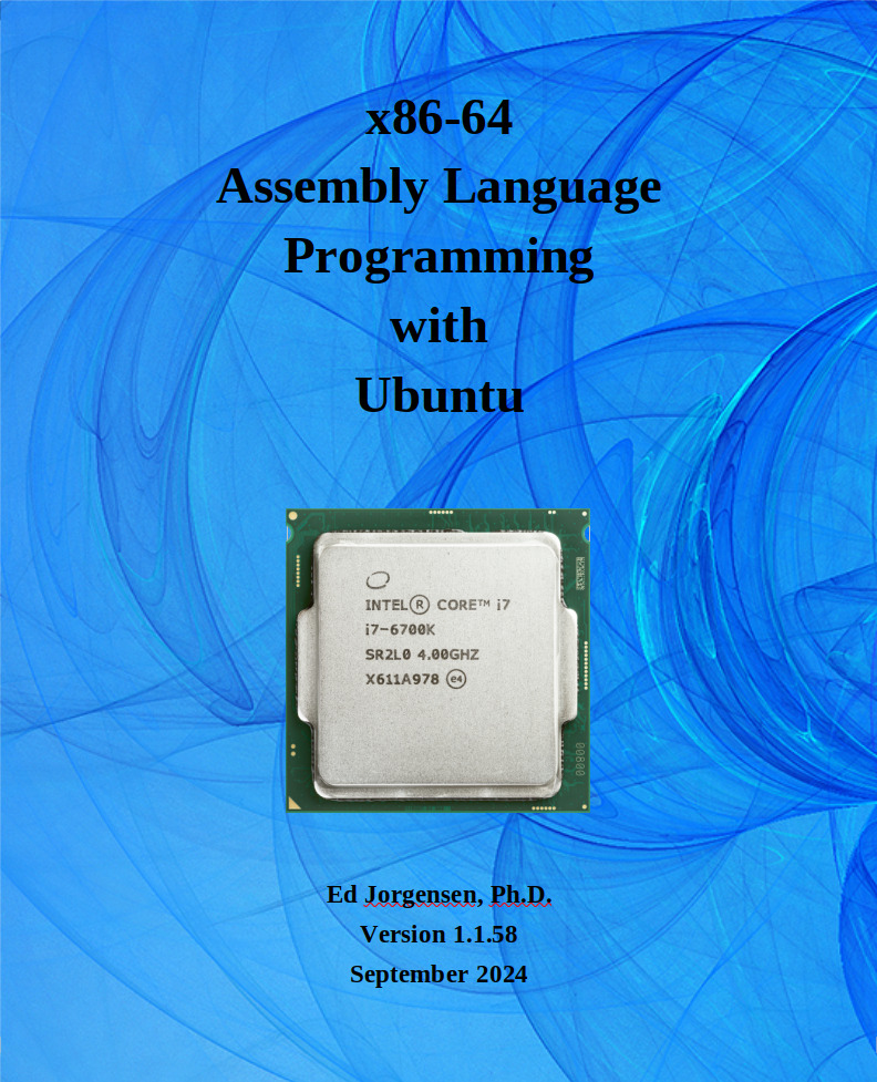 x86-64 Assembly Language Programming with Ubuntu Cover Page